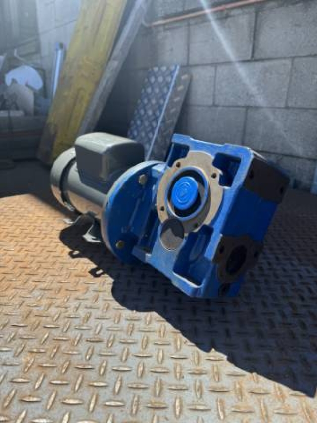 TECO Single Phase 0.75KW, 56 RPM Geared Motor