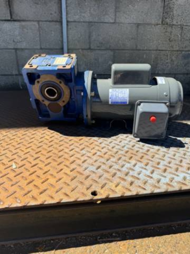 TECO Single Phase 0.75KW, 56 RPM Geared Motor
