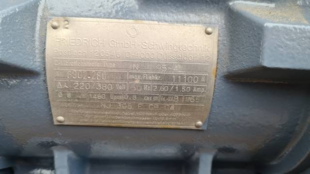Friedrich 0.6Kw, 4 Pole Vibrating Motor