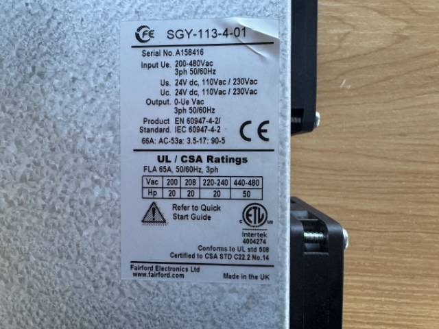 Brand New 37Kw Soft Start