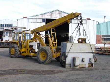 1000 Hp Electric Motor being loaded out for an urgent breakdown.