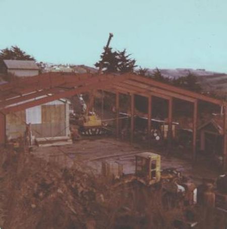 The second building going up at Stone Street yard. 
