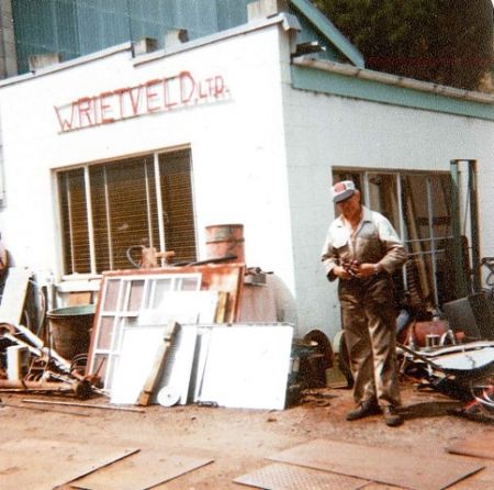 Bill standing outside the yard office