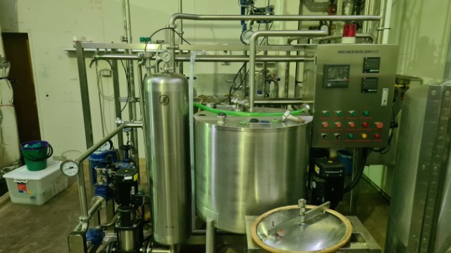 Stainless Steel Pasteurising Plant