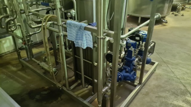 Stainless Steel Pasteurising Plant