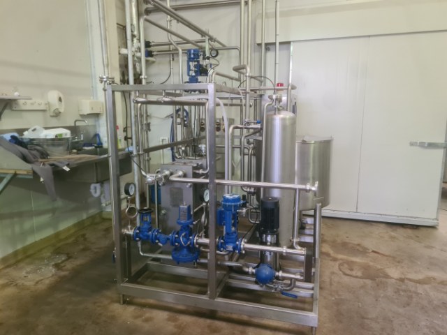 Stainless Steel Pasteurising Plant