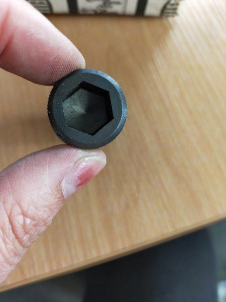 5/8 15mm Socket Cap Screw, 2 UNC Bolts