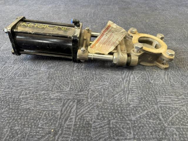 Keystone 2.5 Inch Knife Gate Valve with Pneumatic Actuator