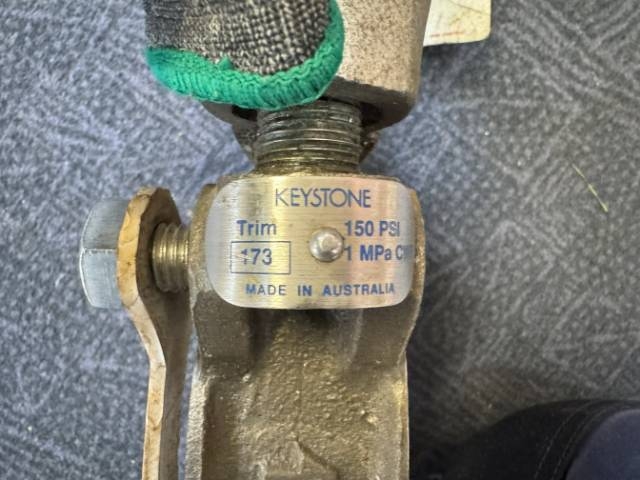 Keystone 2.5 Inch Knife Gate Valve with Pneumatic Actuator