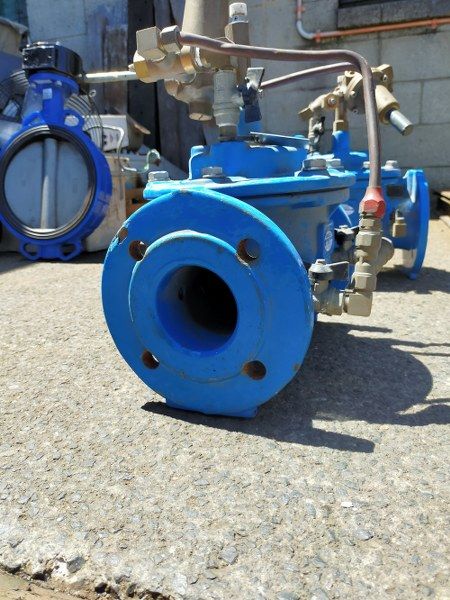Flange Mounted, 80mm Bore, Tyco Bayard Pressure Hydrostab Valve.
