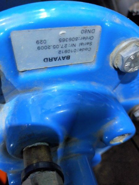 Flange Mounted, 80mm Bore, Tyco Bayard Pressure Hydrostab Valve.