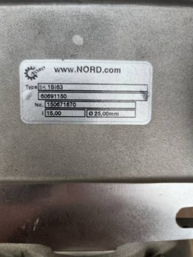 Nord 0.55KW, 3 Phase Geared Motor