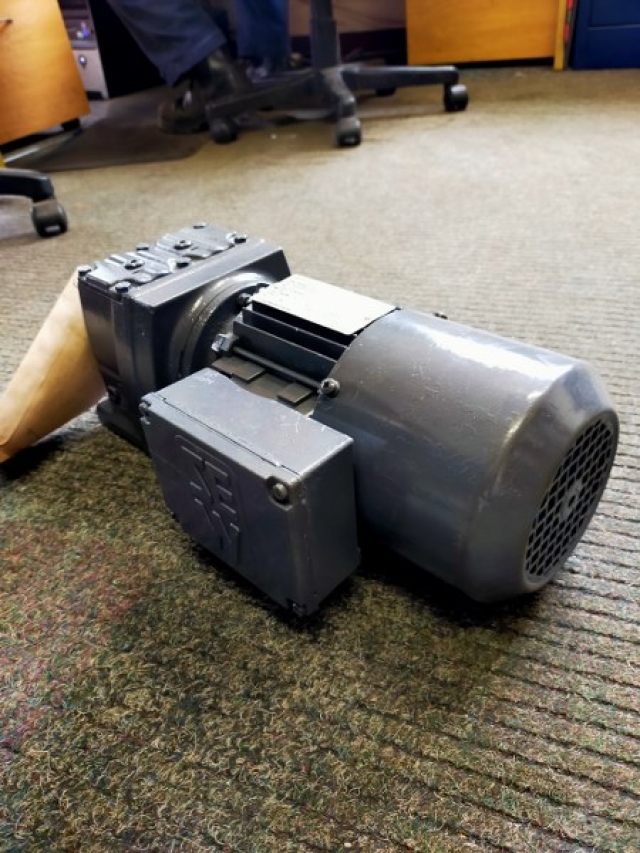 SEW 0.37Kw, 104 Rpm Geared Motor with Brake Unit.