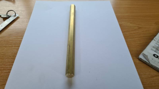 1/2 Inch Brass Hex Bar