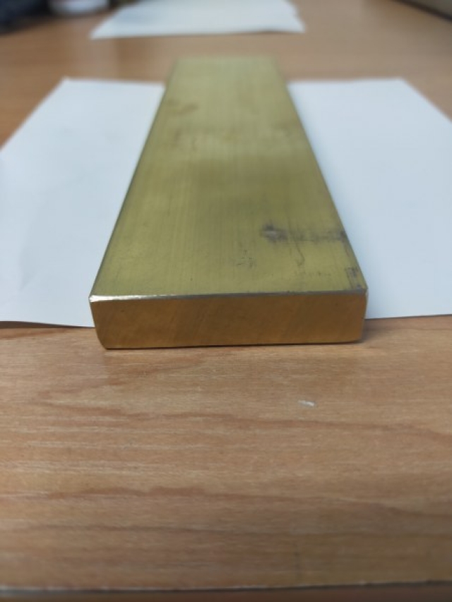 Brass Flat Bar - 2 Inch x 1/2 Inch