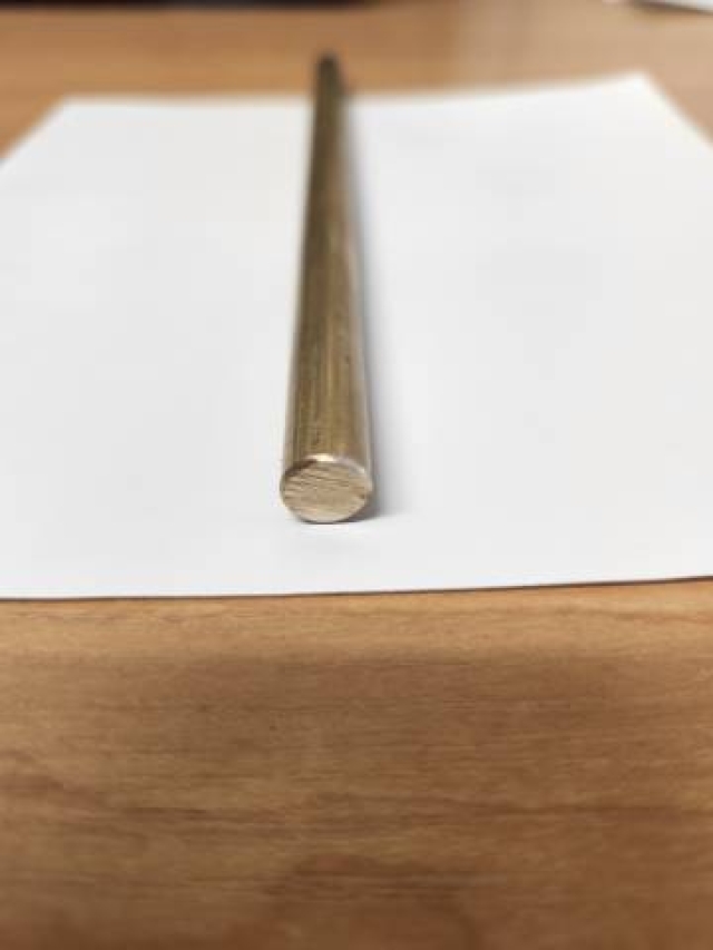 Brass Round Bar 3/8 Inch (9.53mm)
