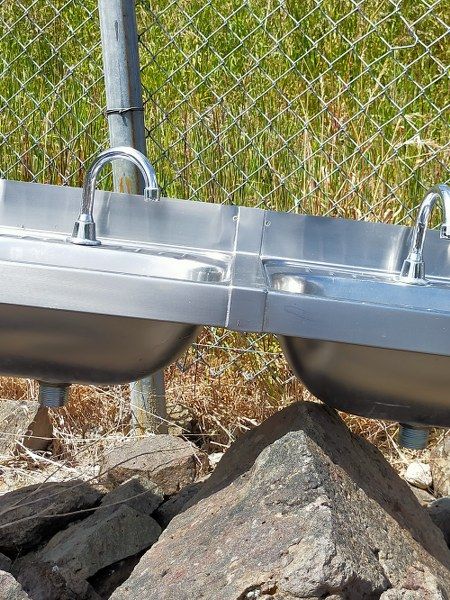 8 Bay, Mercer Stainless Steel Sink
