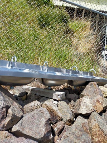 8 Bay, Mercer Stainless Steel Sink