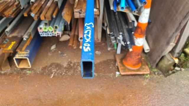 New Steel 50x25x3 RHS (Rectangle Hollow Section)